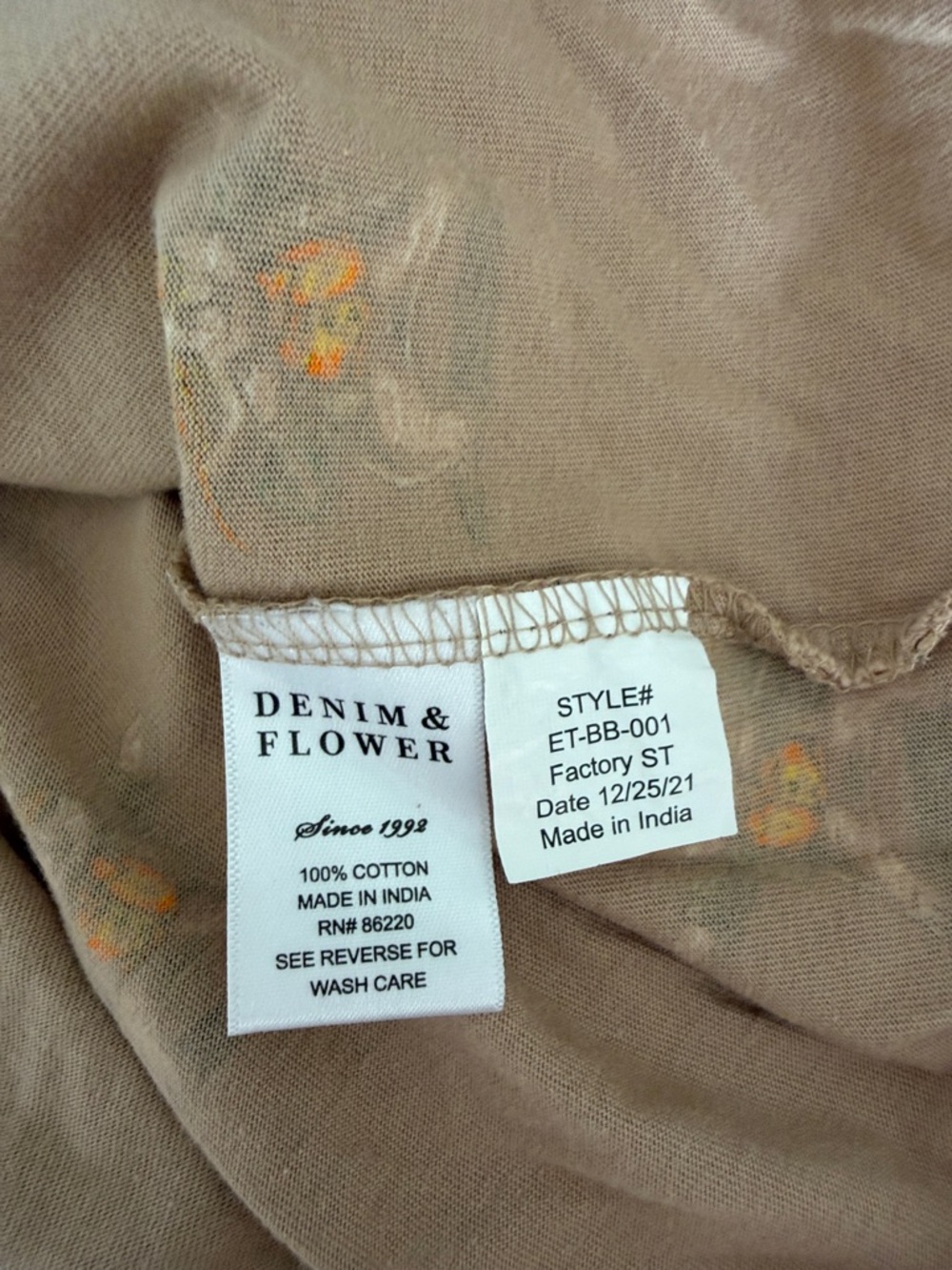 Denim & Flower Ricky Singh Tee - Picture 5 of 6